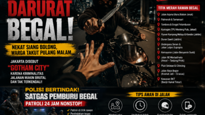 Julukan “Gotham City” Jadi Alarm Keras Keamanan Jakarta
