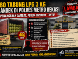 460 Tabung LPG 3 Kg Dibawa ke Polres Metro Bekasi, Mengapa Perkaranya Belum Terungkap?