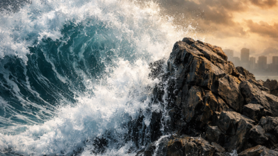 Setabah Ombak Mengikis Karang