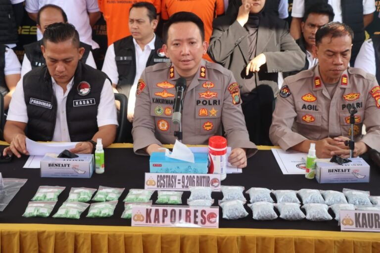 Polres Tangsel Bongkar Jaringan Narkoba, Amankan 9.200 Butir Ekstasi