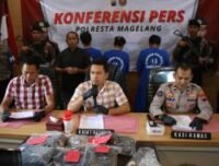 Kasus Penganiayaan di Magelang Kasatreskrim AKP La Ode Arwan Syah, mengungkapkan insiden ini dalam konferensi pers di Media Center Mapolresta Magelang