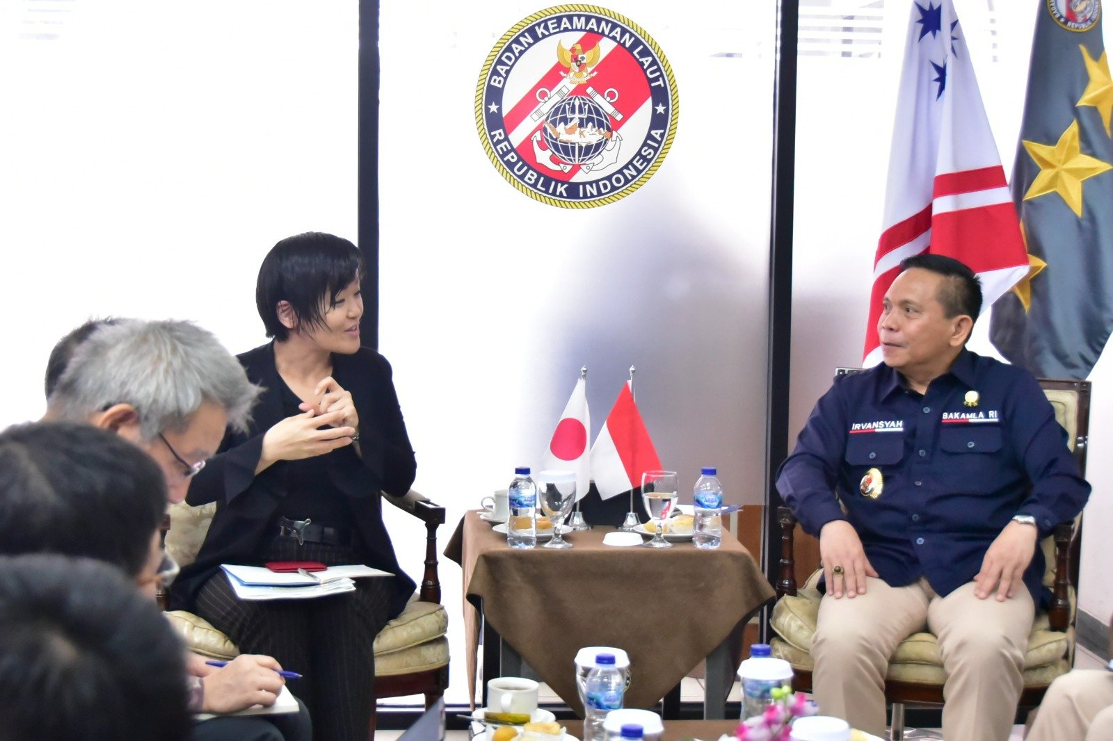 Kepala Bakamla RI Terima Kunjungan Director Infrastructure Management JICA, Tinjau Kerja Sama Strategis Maritim