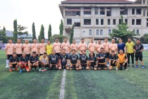 Jalin Kedekatan, Polres Bekasi Kota Gelar Laga Persahabatan dengan Jurnalis