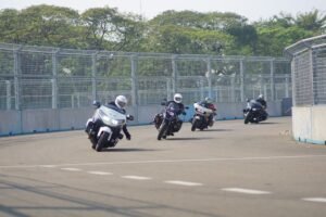 MBI Jakarta Bersama PomDam Jaya Gelar Pelatihan Safety Riding di Sirkuit Formula E