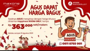 Maxone Hotel Kramat Hadirkan Dua Promo Spesial Sambut HUT RI ke-80