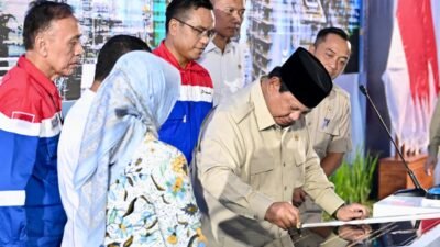 Presiden Prabowo Resmikan RDMP Balikpapan, Didampingi Panglima TNI