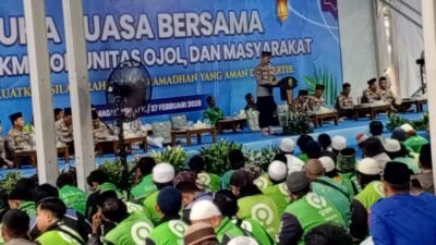 Polda Metro Jaya Buka Puasa Bareng Komunitas Ojol, dan Masyarakat: Brigjen Pol Harri Muharram Firmansyah Ingatkan Tertib Lalu Lintas dan Tolak Hoaks