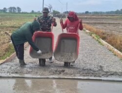 Satgas TMMD ke-128 Tak Kendur, Material Menipis Tetap Dikebut dengan Standar Tinggi