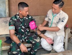 Sinergi TNI dan Warga, Layanan Kesehatan TMMD 128 Disambut Antusias