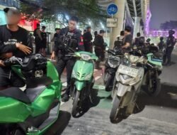 Patroli Gabungan Amankan Lima Motor Diduga untuk Balap Liar di Rawamangun