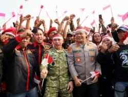 11.000 Peserta Padati Monas, Pangdam Jaya dan Kapolda Metro Jaya Pimpin Apel Kebangsaan