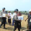 Ekspedisi Darat 30 KM, Siswa Diktukba SPN PMJ Gelar Aksi Sosial di Desa Nanggerang