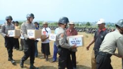 Ekspedisi Darat 30 KM, Siswa Diktukba SPN PMJ Gelar Aksi Sosial di Desa Nanggerang