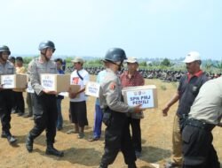 Ekspedisi Darat 30 KM, Siswa Diktukba SPN PMJ Gelar Aksi Sosial di Desa Nanggerang