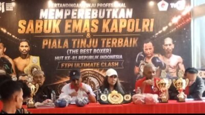 FTPI Gelar Penimbangan dan Konferensi Pers, Sabuk Emas Kapolri 2026 Siap Naik Ring