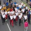 Fun Walk HUT TNI ke-81, Pangdam Jaya dan Ribuan Peserta Jalan Bersama dari Senayan ke Monas