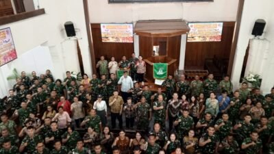 Ibadah Syukur HUT Ke-81 TNI, Prajurit dan PNS TNI AD Perkuat Iman dan Integritas