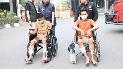 Dua residivis F dan B asal Lampung Timur melakukan 14 kali curanmor di wilayah Jakarta Barat