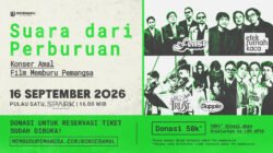 Film Memburu Pemangsa Gandeng .Feast dan Efek Rumah Kaca, Tiket Konser Didonasikan untuk Kasus Kekerasan Anak