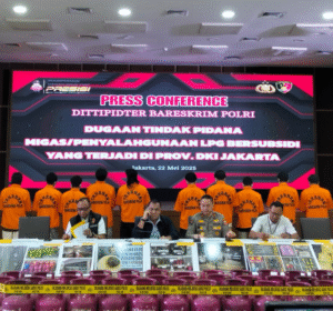 Dittipidter Bareskrim Polri Bongkar Sindikat Gas Subsidi, 10 Orang Diringkus!