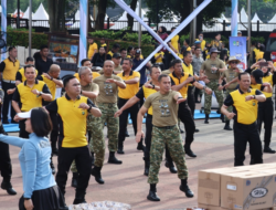 TNI-Polri Kompak Olahraga Pagi di Senayan, Ini Tujuannya