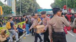 Polres Metro Jakarta Pusat Berikan Pelayanan Humanis kepada Peserta Aksi BEM UBK