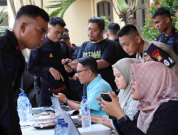Permudah Layanan Digital, Ratusan Personel Brimob Bekasi Ikuti Aktivasi IKD