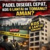 Padel Disegel Cepat, Kos 6 Lantai di Tomang Tak Tersentuh? GPM Soroti Dugaan Tebang Pilih Penertiban Bangunan di Jakbar