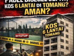 Padel Disegel Cepat, Kos 6 Lantai di Tomang Tak Tersentuh? GPM Soroti Dugaan Tebang Pilih Penertiban Bangunan di Jakbar