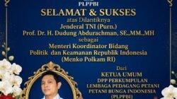 Hendra Digjaya Ucapkan Selamat kepada Dudung Abdurachman sebagai Menko Polkam RI