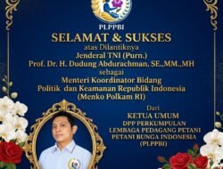 Hendra Digjaya Ucapkan Selamat kepada Dudung Abdurachman sebagai Menko Polkam RI