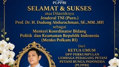 Hendra Digjaya Ucapkan Selamat kepada Dudung Abdurachman sebagai Menko Polkam RI